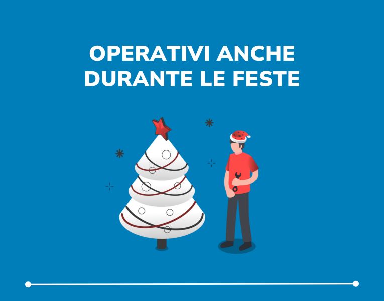 Siamo sempre operativi, anche durante le feste Sappiamo quanto sia importante poter contare su un supporto affidabile anche in questo periodo dell’anno. È per questo che il team Tenec resta operativo e pronto ad aiutarti.
